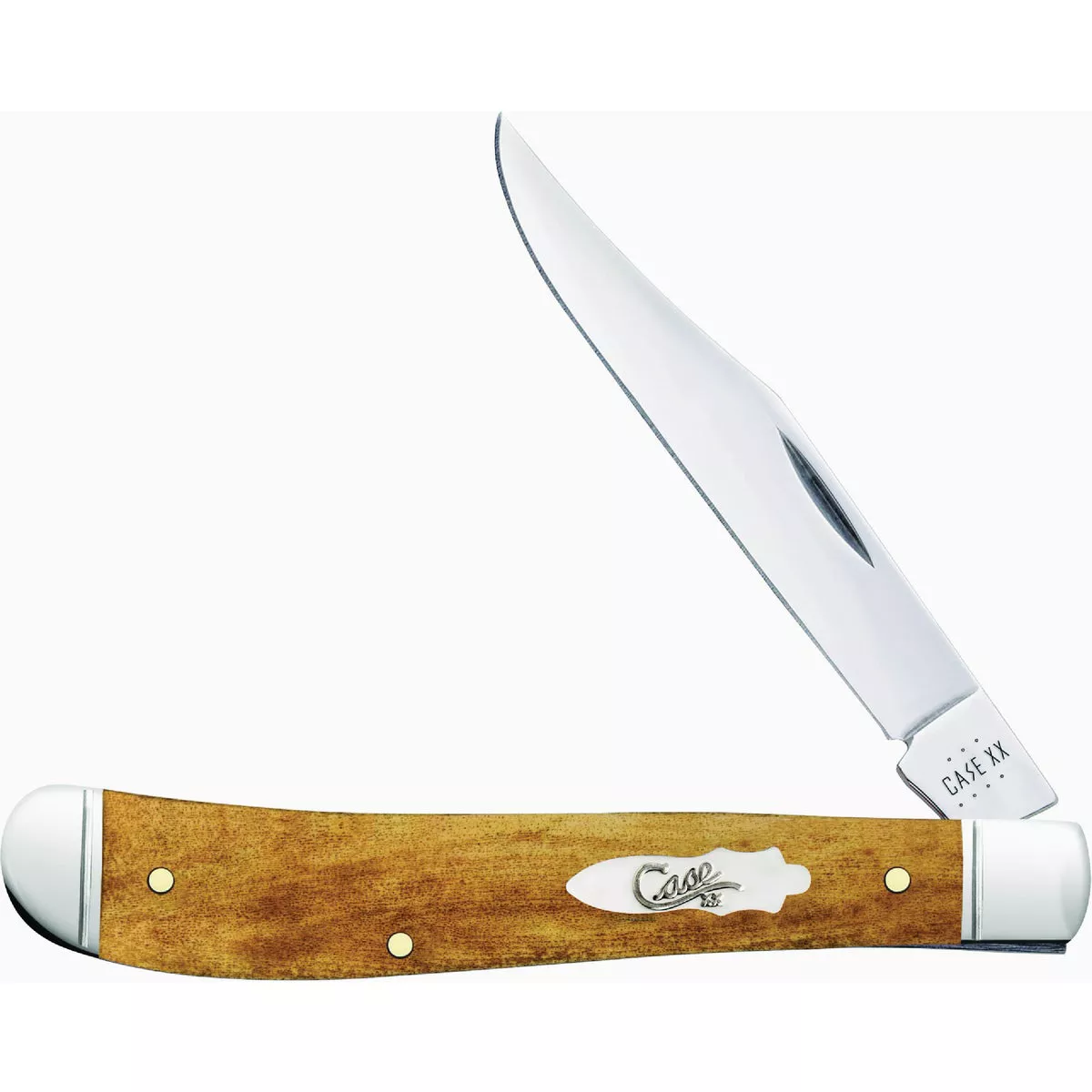 Case Antique Bone Smooth Slimline Trapper Pocket Knife