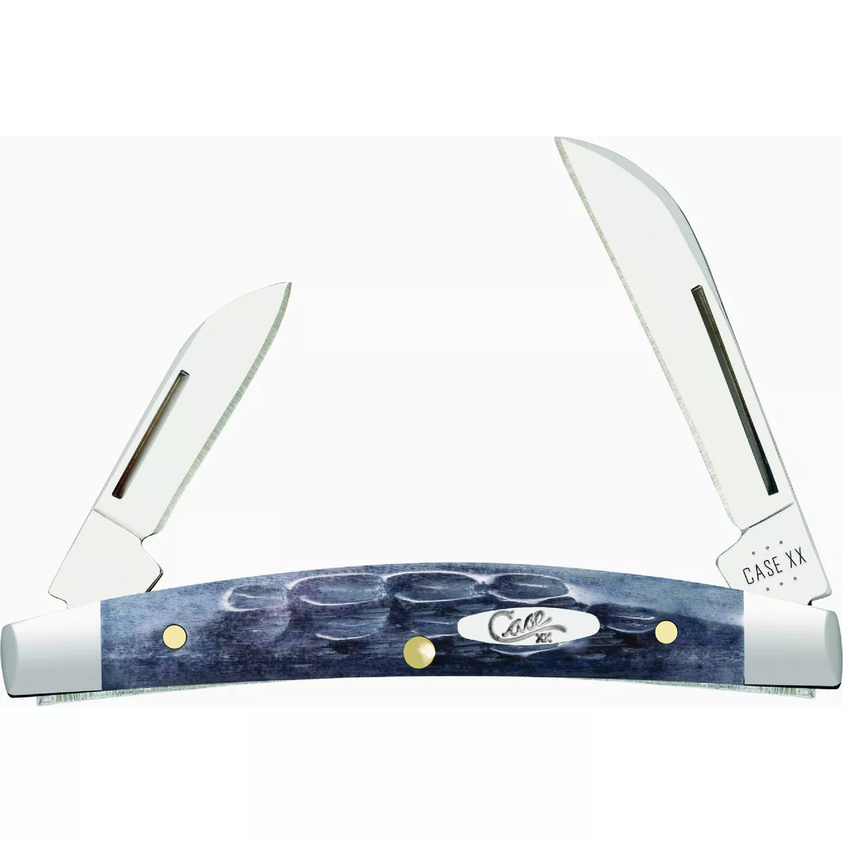 Case Pocket Worn Gray Bone Small Congress Pocket Knife