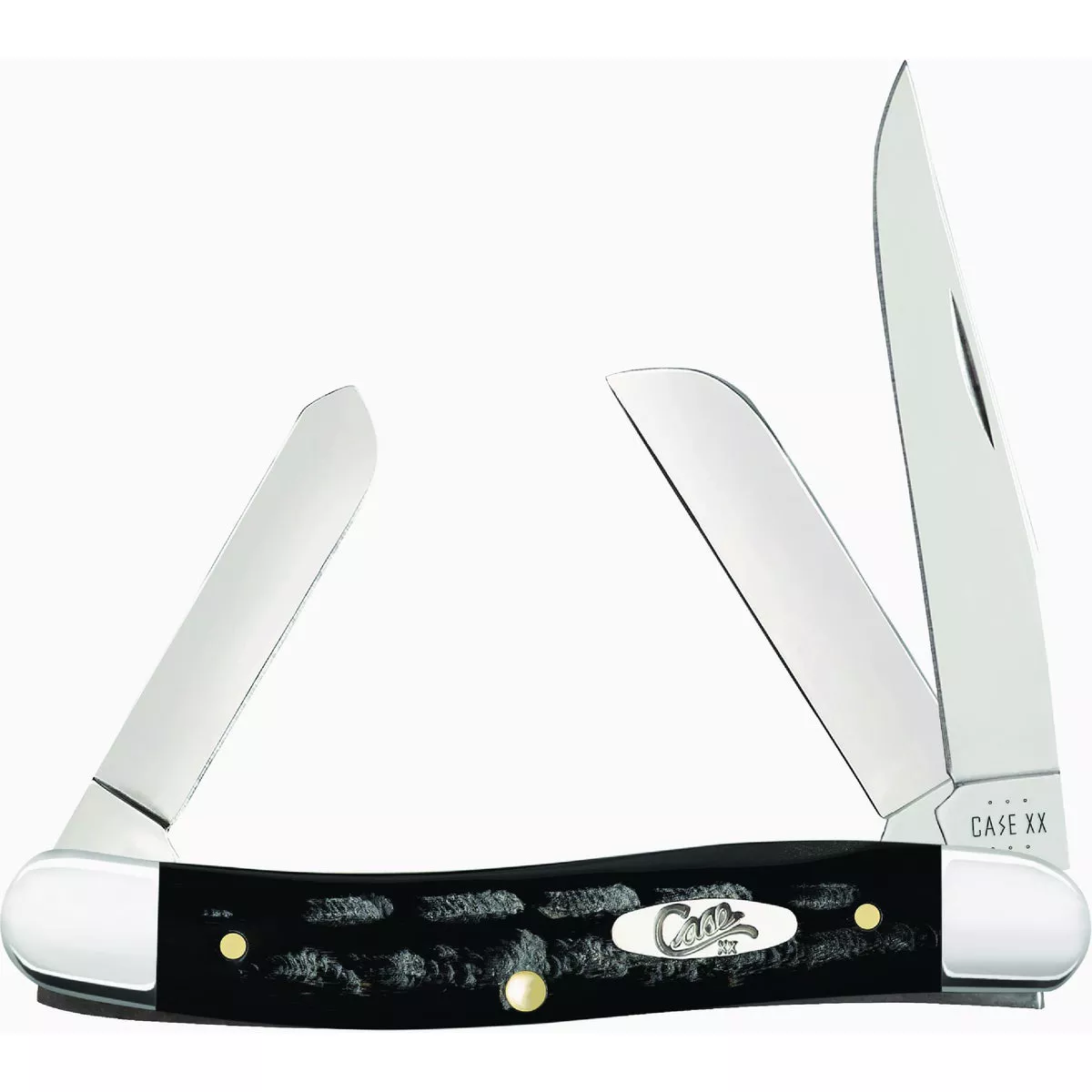 Case Buffalo Horn Medium Stockman Pocket Knife-