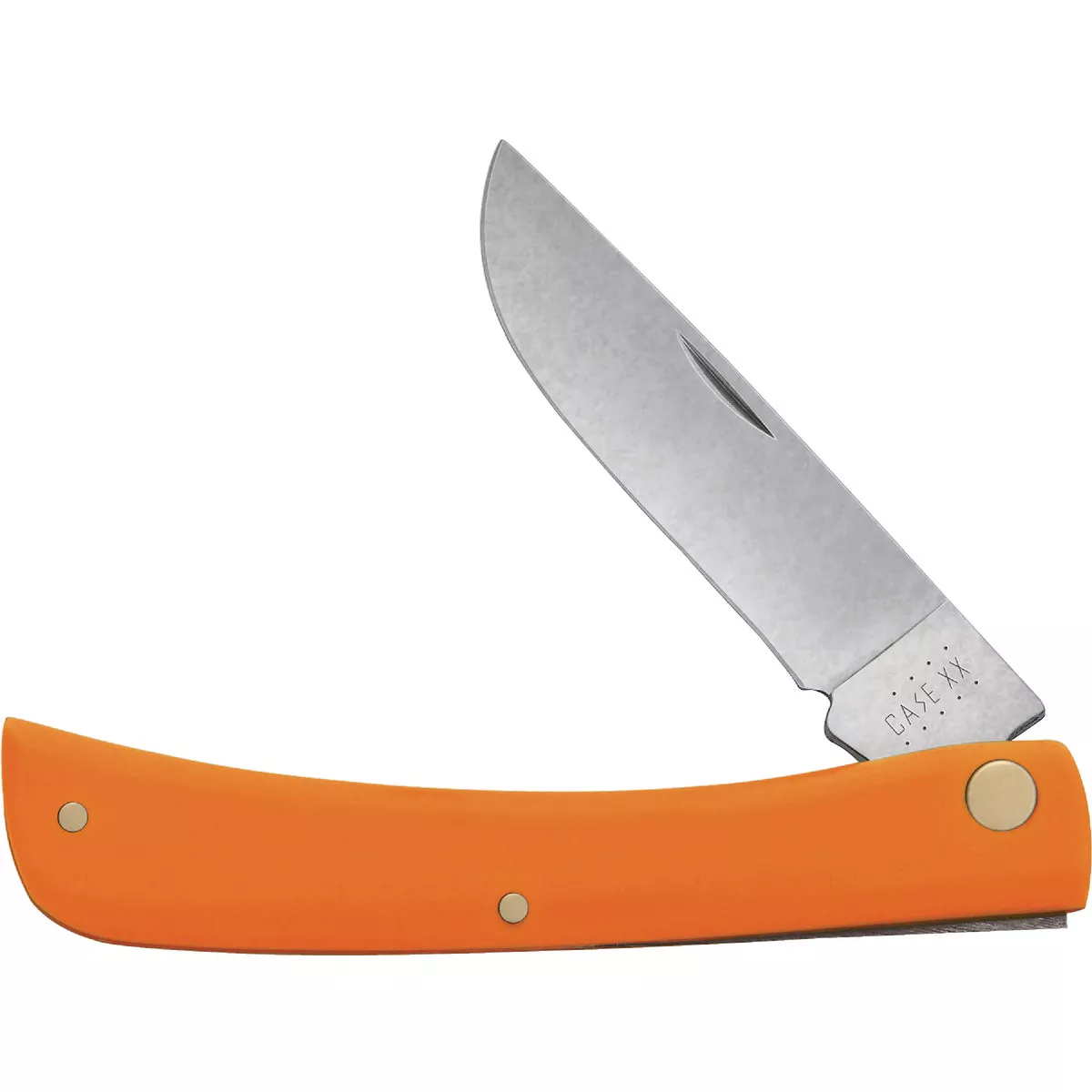 Case 2.8 In. Orange Synthetic Smooth Sod Buster Jr Pocket Knife - photo 2
