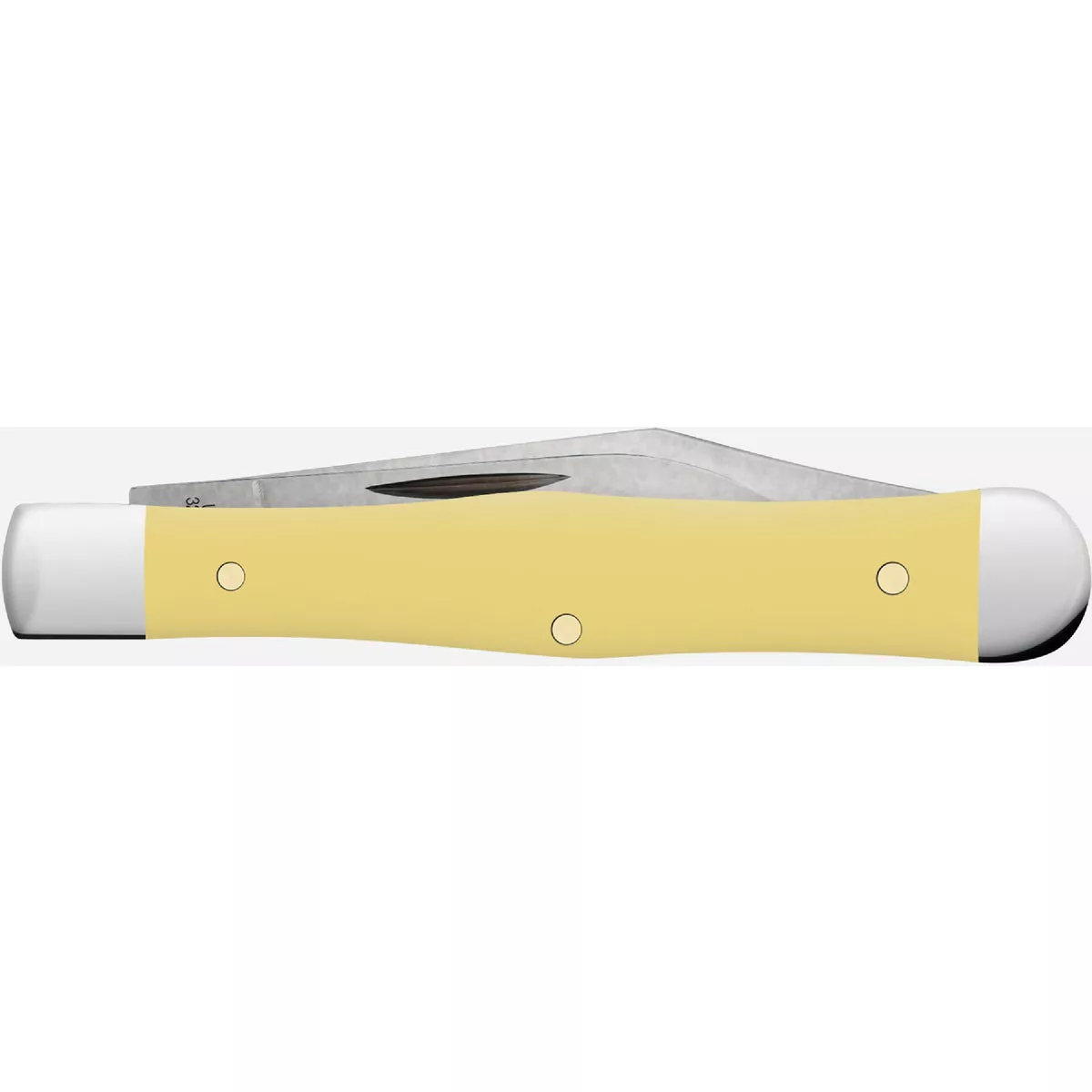 Case XX Swell Center Jack Vault Release Yellow Synthetic Pocket Knife-