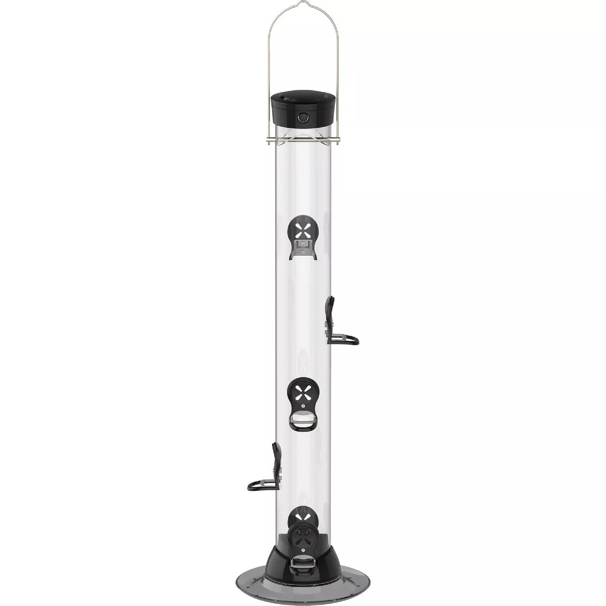 Droll Yankees Onyx Clever Clean 14 In. 3 Lb. Capacity Black Finch Thistle Feeder