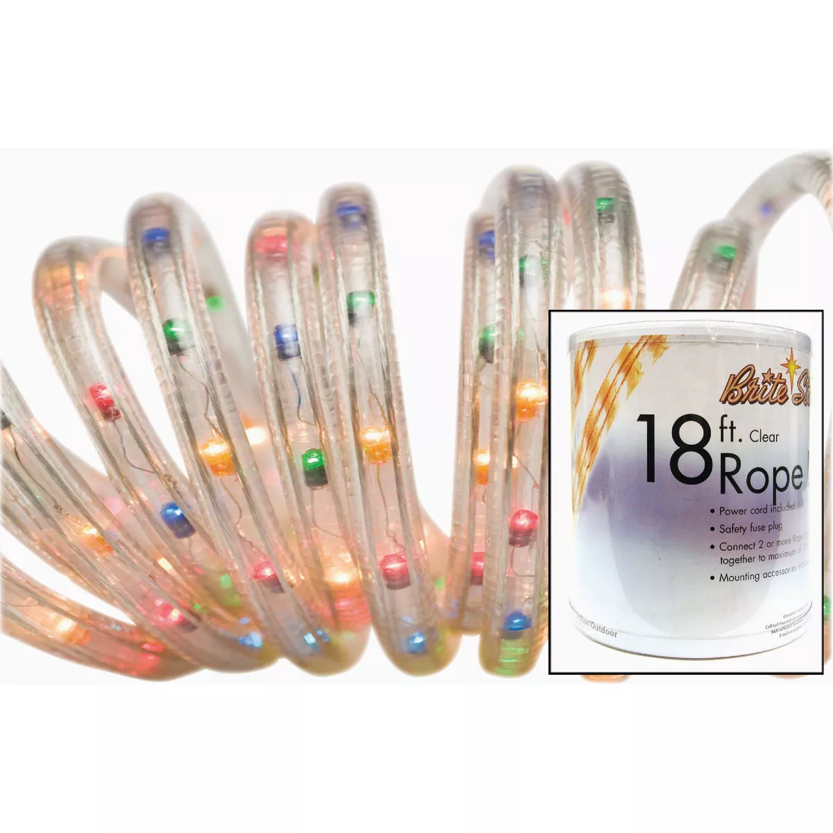 Brite Star Clear 18 Ft. Rope Light Set | True Value Hardware