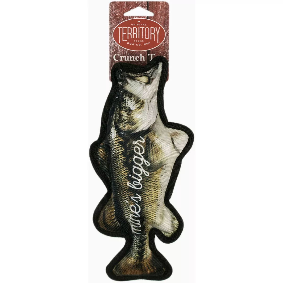 Territory Big Bass Crunch Dog Toy