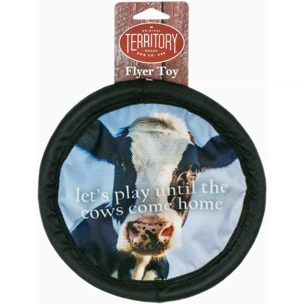 Territory Flying Cow Dog Toy