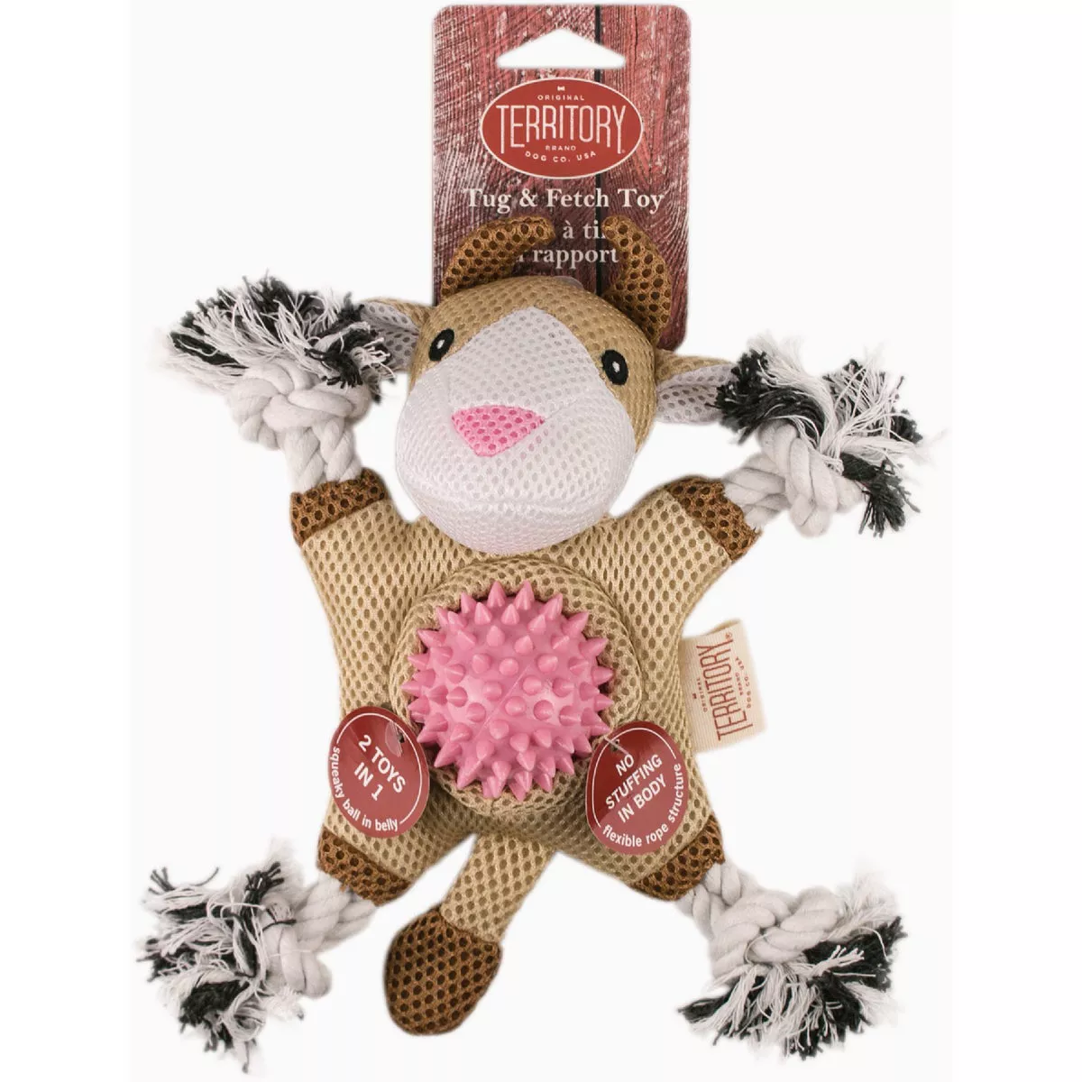 Territory Goat 2-in-1 Dog Toy