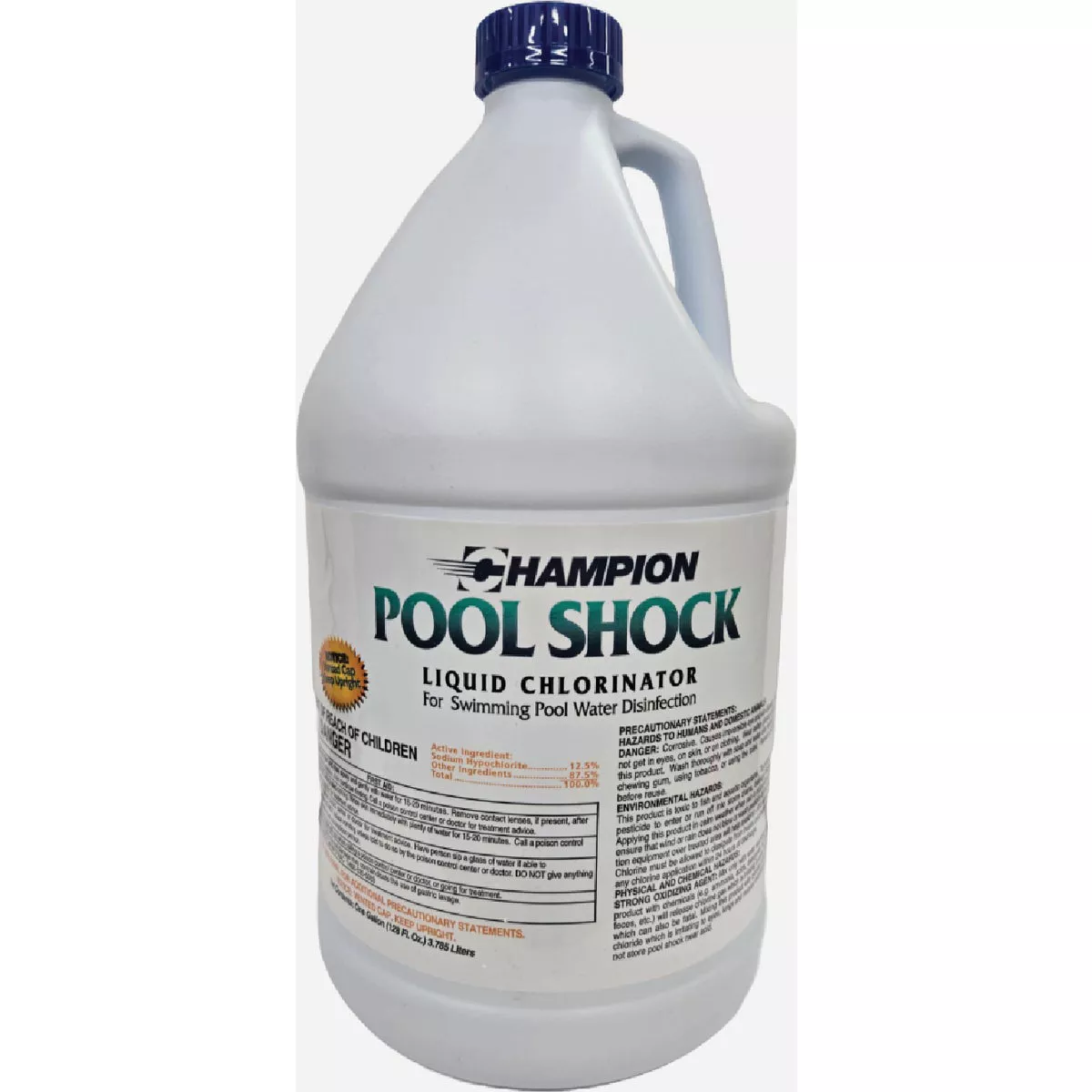 Champion 1 Gal. 12.5% Pool Shock/Chlorine