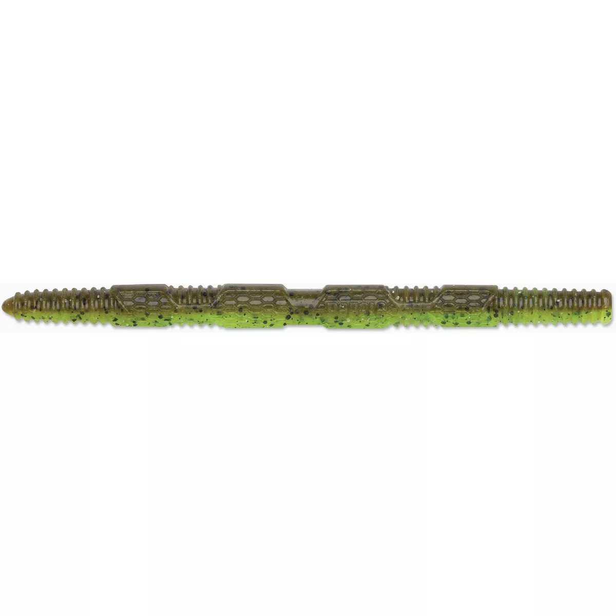 CrushCity Pig Stick 5 In. Green Pumpkin Chartreuse Pepper Fishing Lure