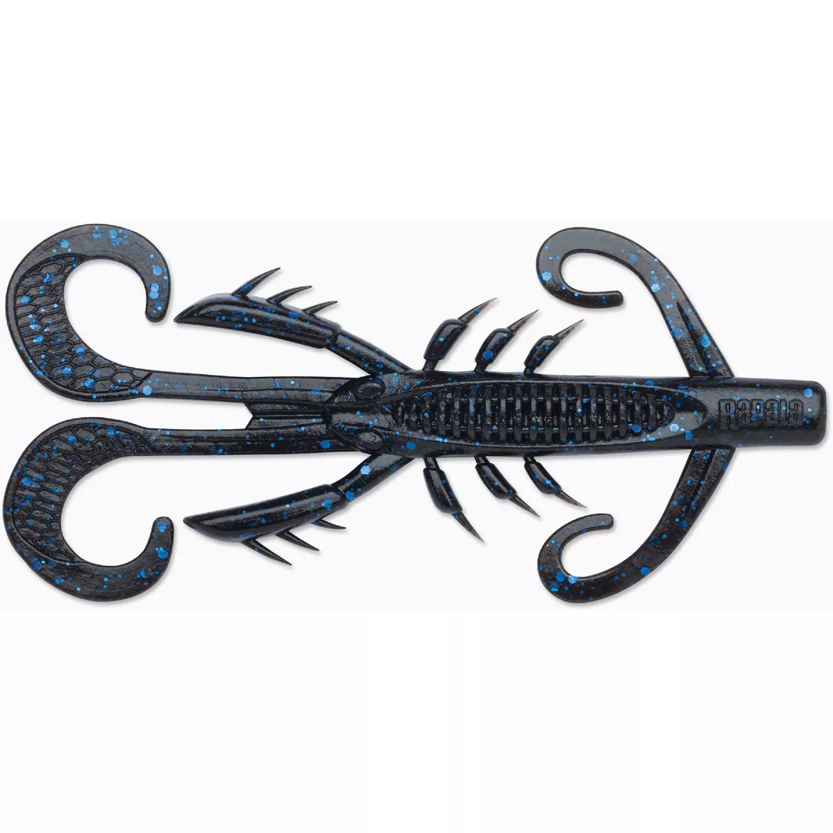 CrushCity Hedgehog 4 In. Black Blue Flake Fishing Lure
