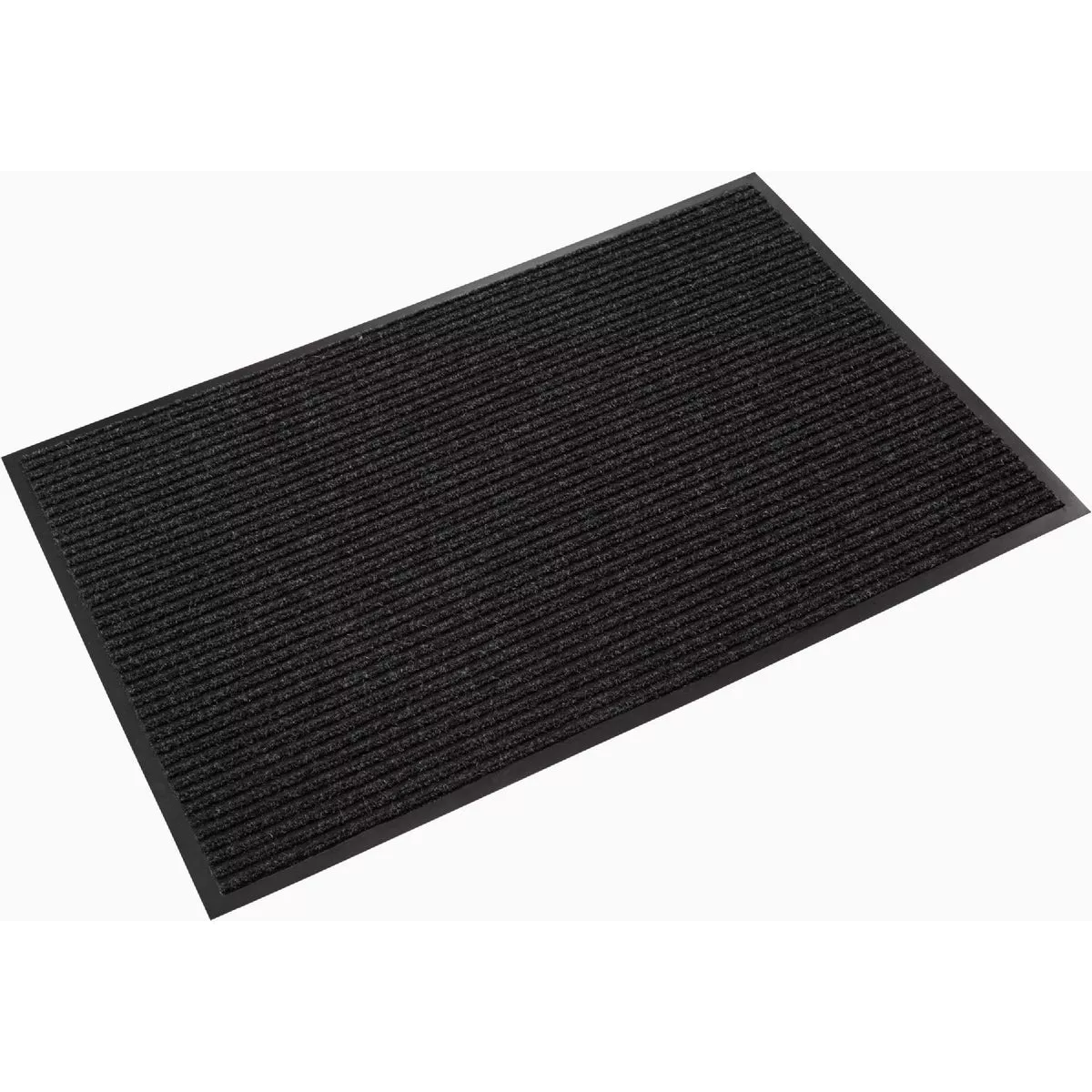 Crown Matting Technologies Needle-Rib 3 Ft. x 4 Ft. Charcoal Indoor Entrance Mat-