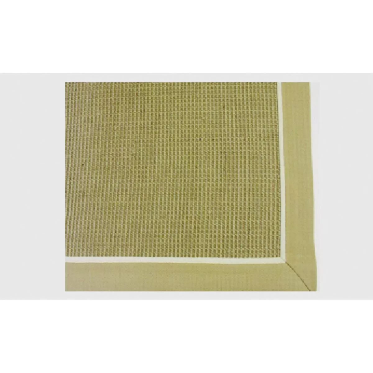 Librett Durables Natural w/Beige/White Border 24 In. x 36 In. Jute Fiber Accent Rug, Indoor/Outdoor