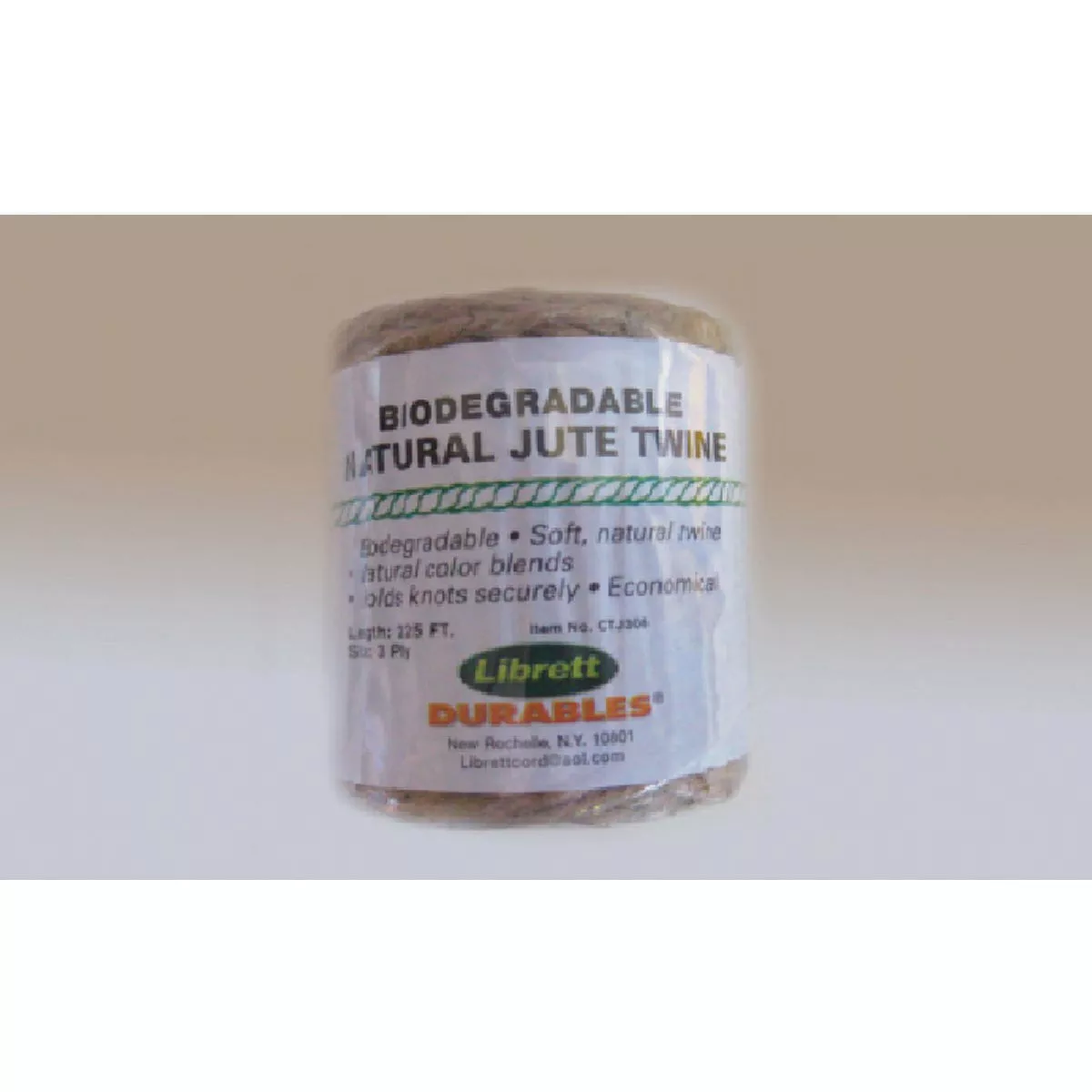 Librett Durables 252 Ft. 16 Oz. 5 Ply Green Jute Plant Tie
