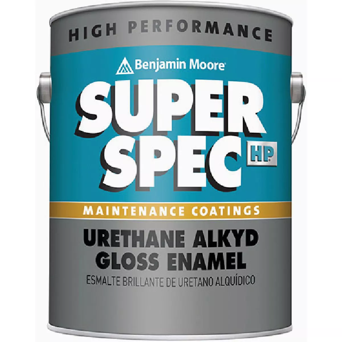 Benjamin Moore Super Spec HP Urethane Alkyd Gloss Industrial Enamel, Safety Black, 1 Qt.