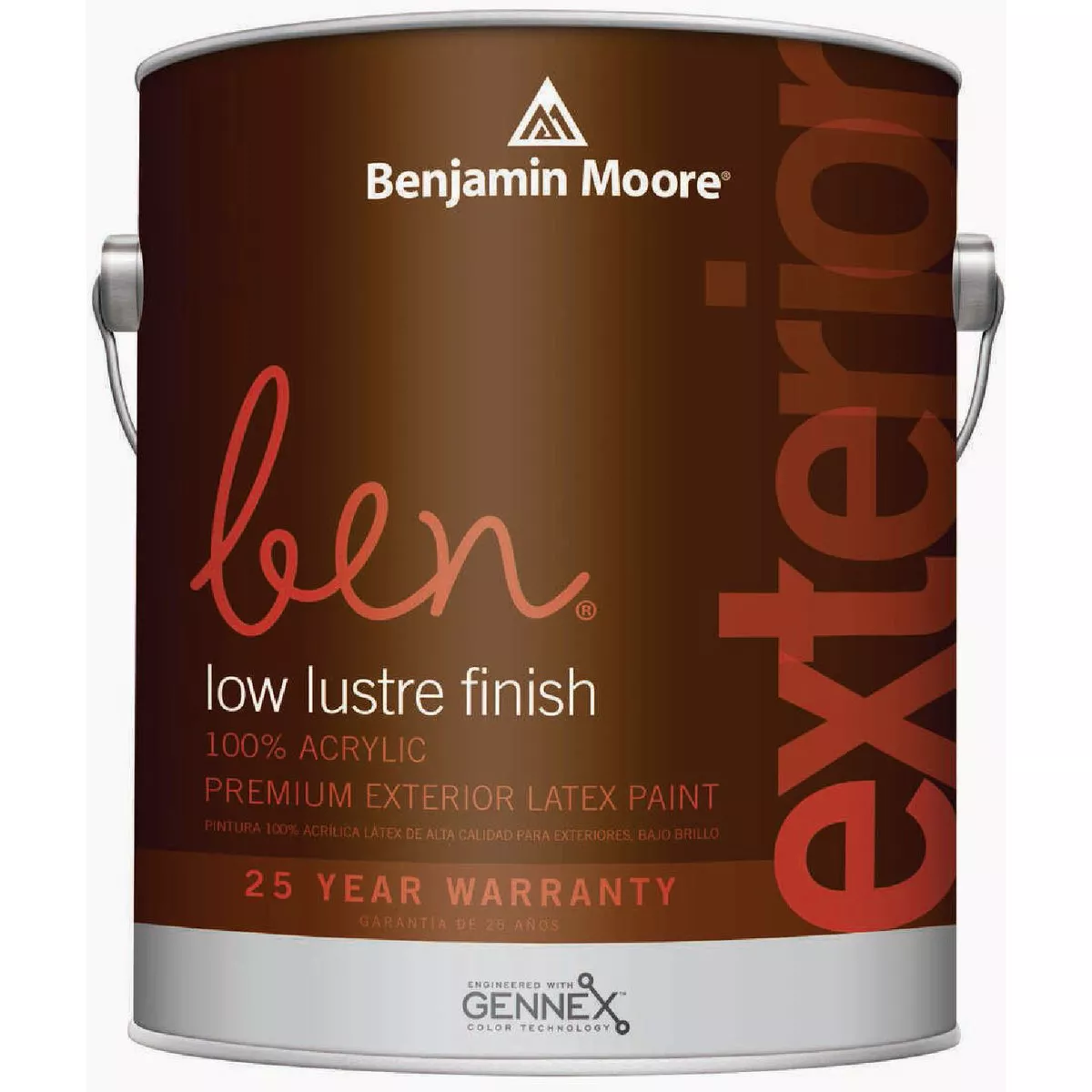 Benjamin Moore Acrylic Latex Low Lustre Exterior House Paint, Base 1, 1 Gal.