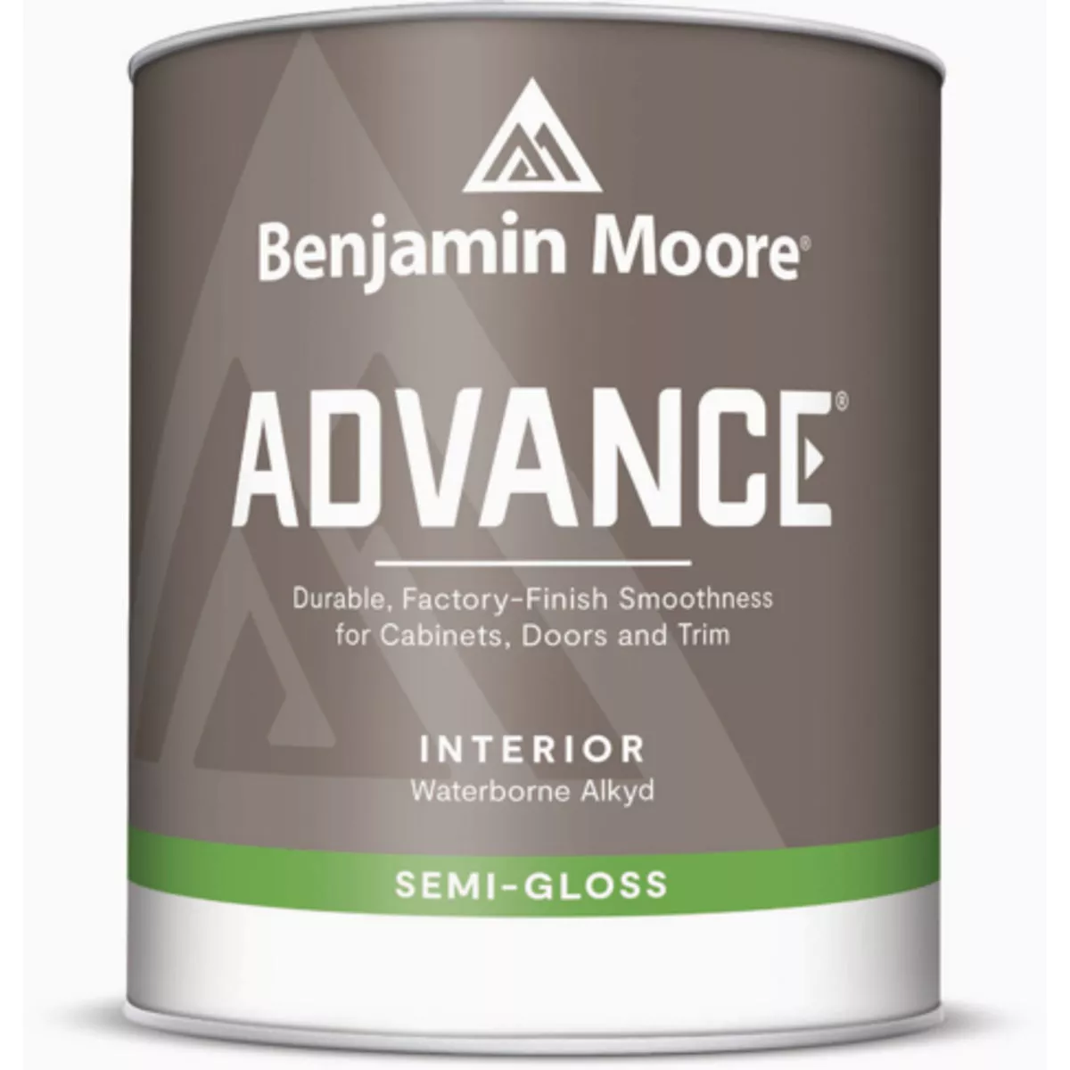 Benjamin Moore Advance Waterborne Alkyd Semi Gloss Interior Wall Paint, Base 3, 1 Qt.
