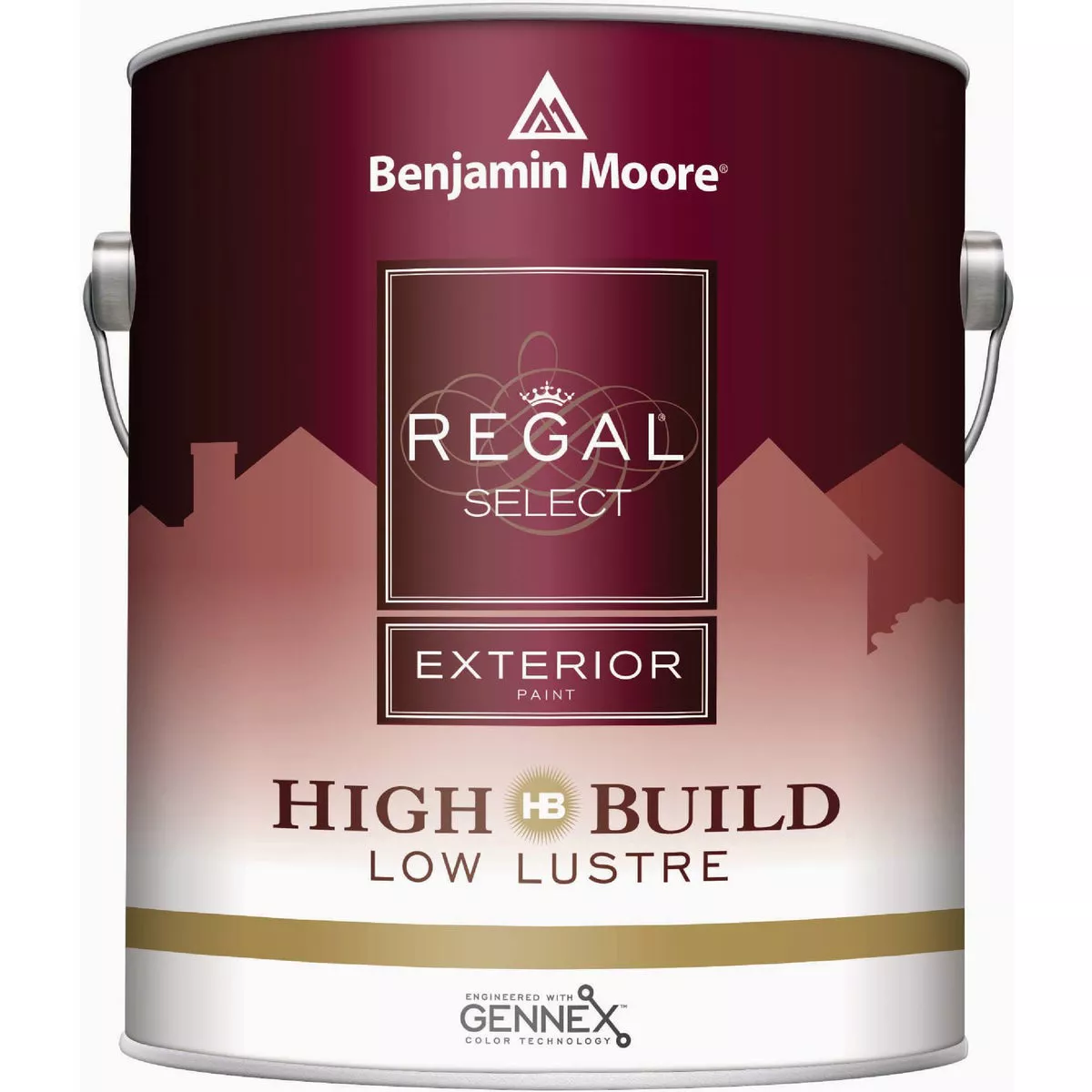 Benjamin Moore Regal Select Acrylic Latex Low Lustre High Build Exterior House Paint, Base 4, 1 Gal.