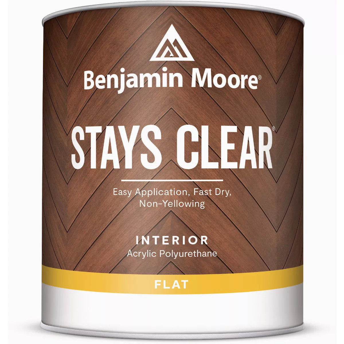 Benjamin Moore Stays Clear Flat Interior Polyurethane, 1 Qt.