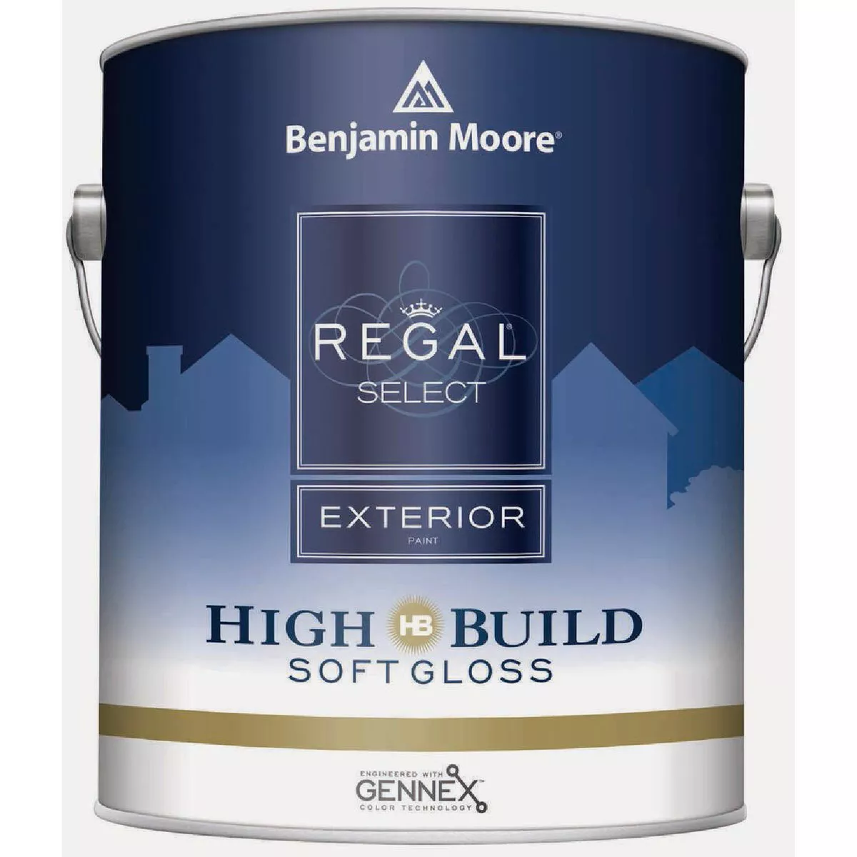 Benjamin Moore Regal Select Acrylic Latex Soft Gloss High Build Exterior House Paint, Base 1, 1 Gal.