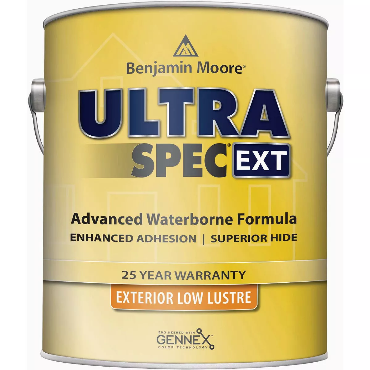 Benjamin Moore Ultra Spec EXT Acrylic Low Lustre Exterior House Paint, White, 1 Gal.