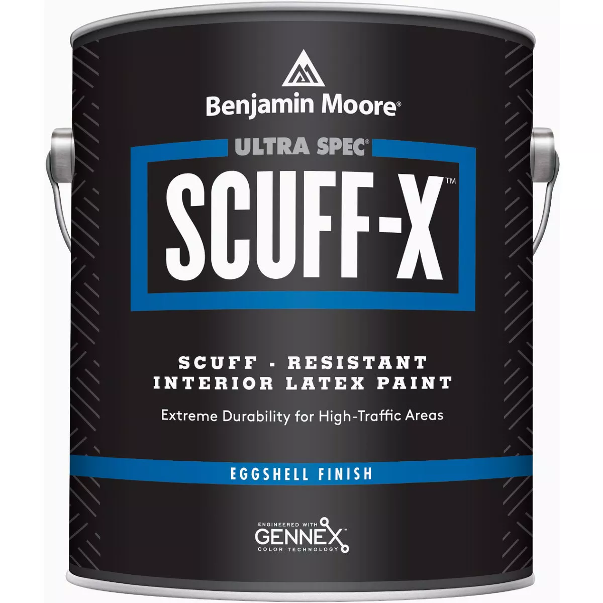 Benjamin Moore Ultra Spec Scuff-X Acrylic Copolymer Eggshell Interior Wall Paint, Base 4, 1 Gal.
