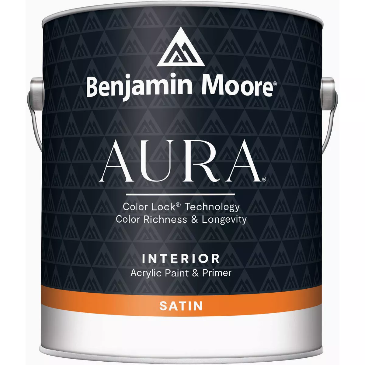 Benjamin Moore Aura Waterborne Acrylic Satin Interior Paint & Primer, Base 1, 1 Qt.