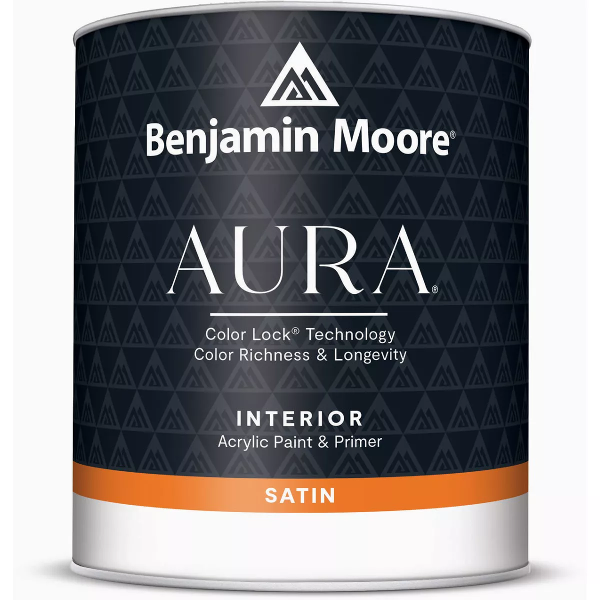 Benjamin Moore Aura Waterborne Acrylic Satin Interior Paint & Primer, Base 2, 1 Qt.