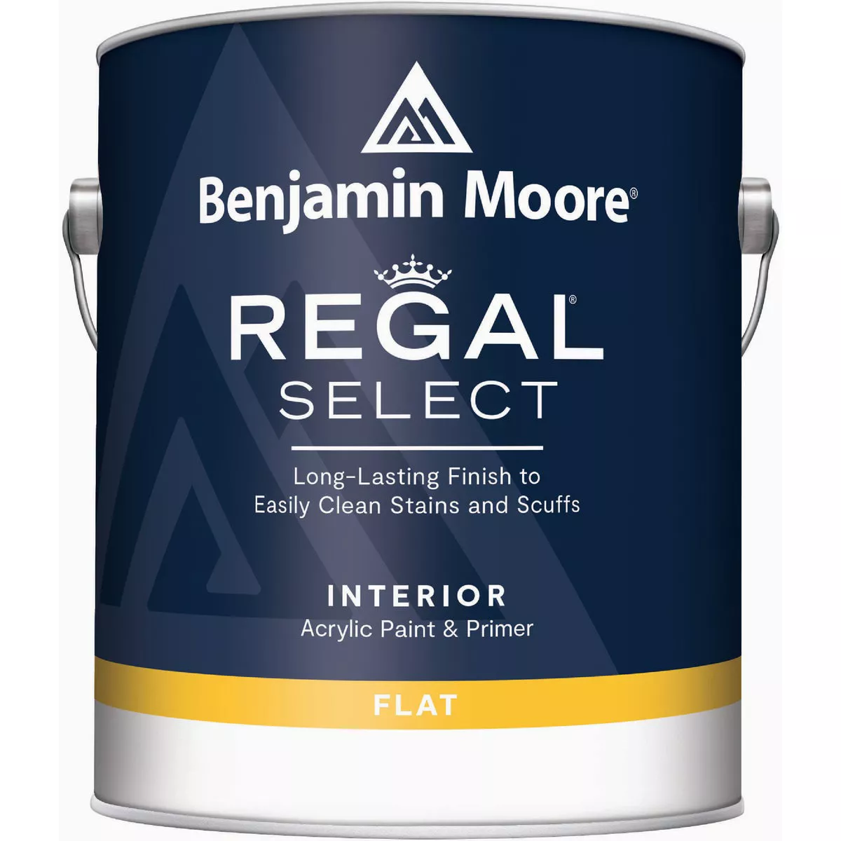 Benjamin Moore Regal Select Acrylic Flat Premium Interior Paint & Primer, Decorators White, 1 Gal.