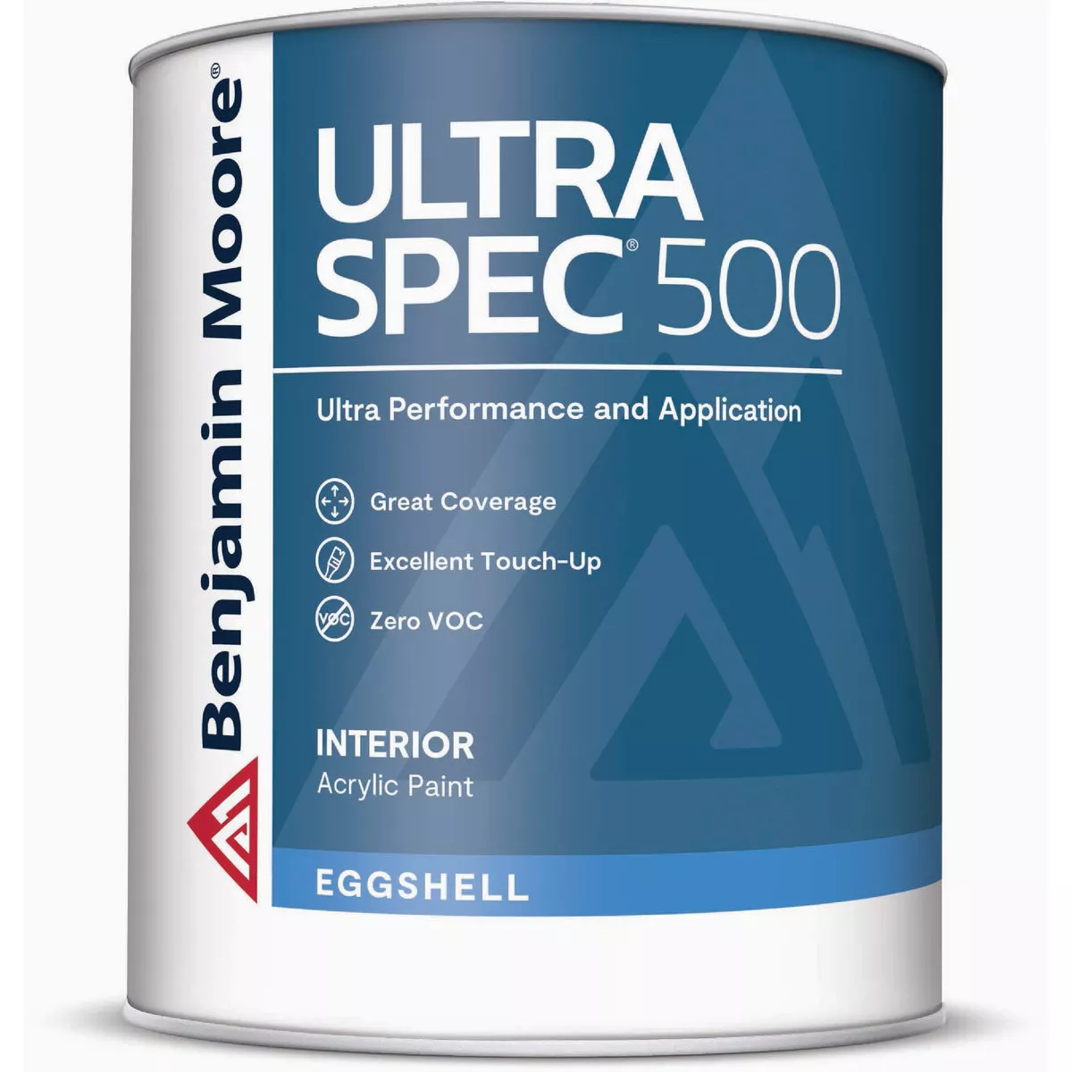 Benjamin Moore Ultra Spec 500 Acrylic Copolymer Eggshell Interior Wall Paint, Base 3, 1 Qt.
