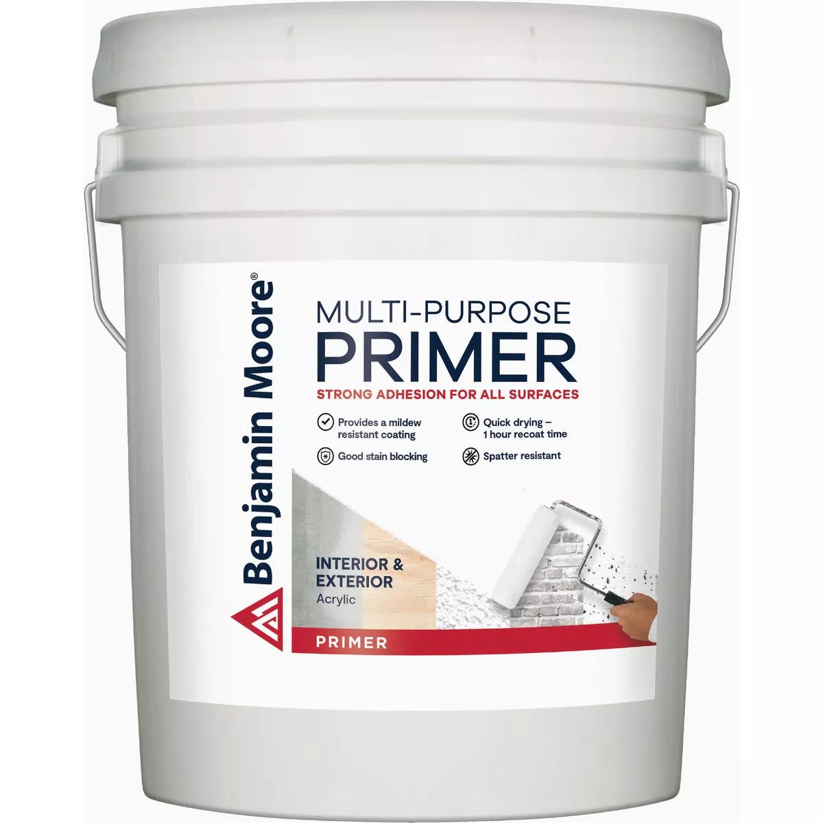 Benjamin Moore Multi-Purpose Interior/Exterior Primer, 5 Gal.