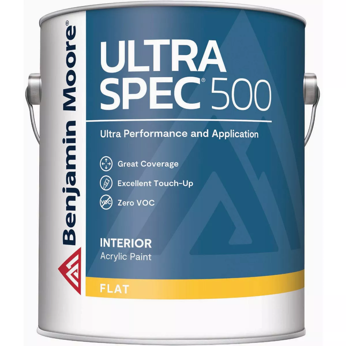 Benjamin Moore Ultra Spec 500 Acrylic Copolymer Flat Interior Wall Paint, Base 1, 1 Gal.