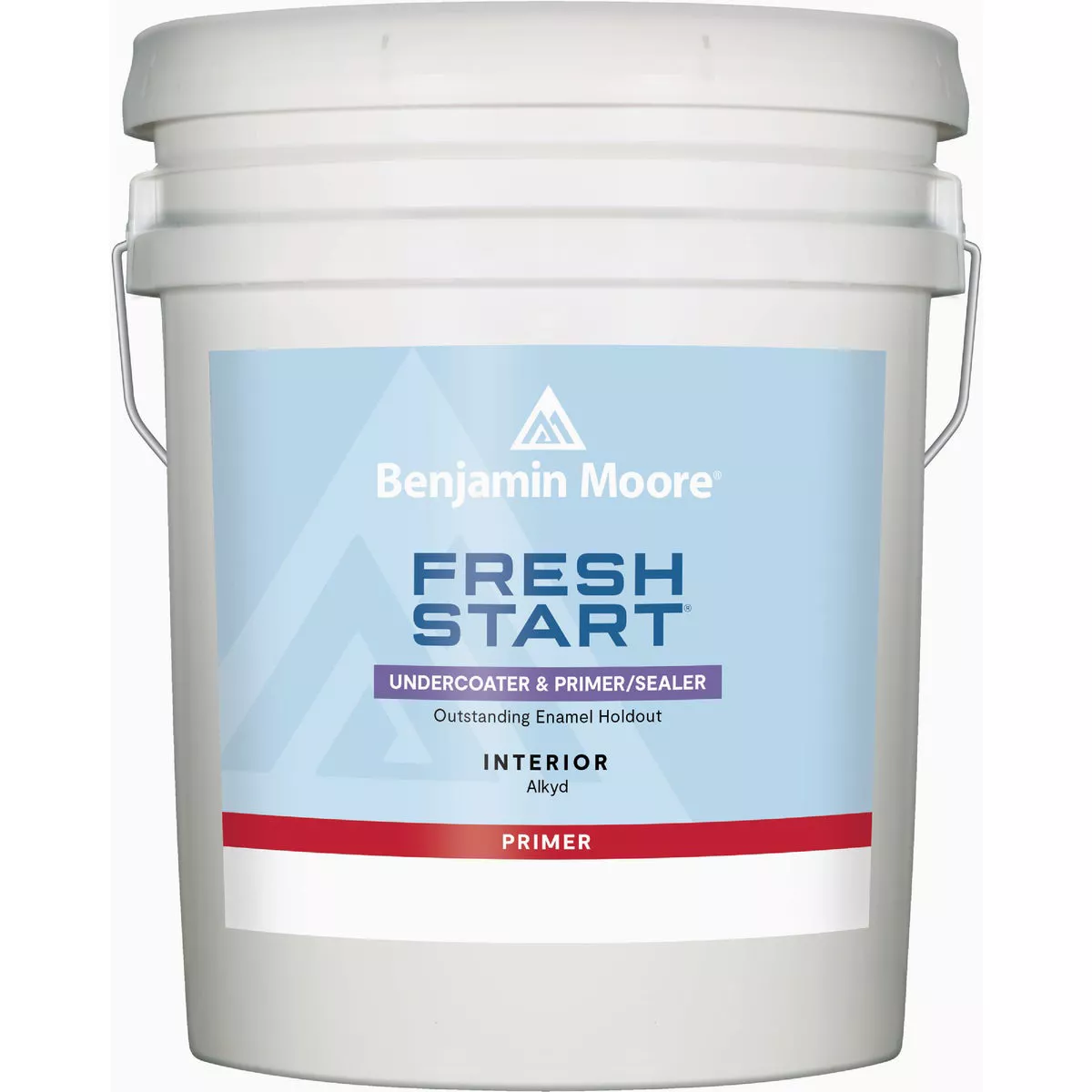Benjamin Moore Fresh Start Alkyd Interior Undercoater & Primer/Sealer, White, 5 Gal.