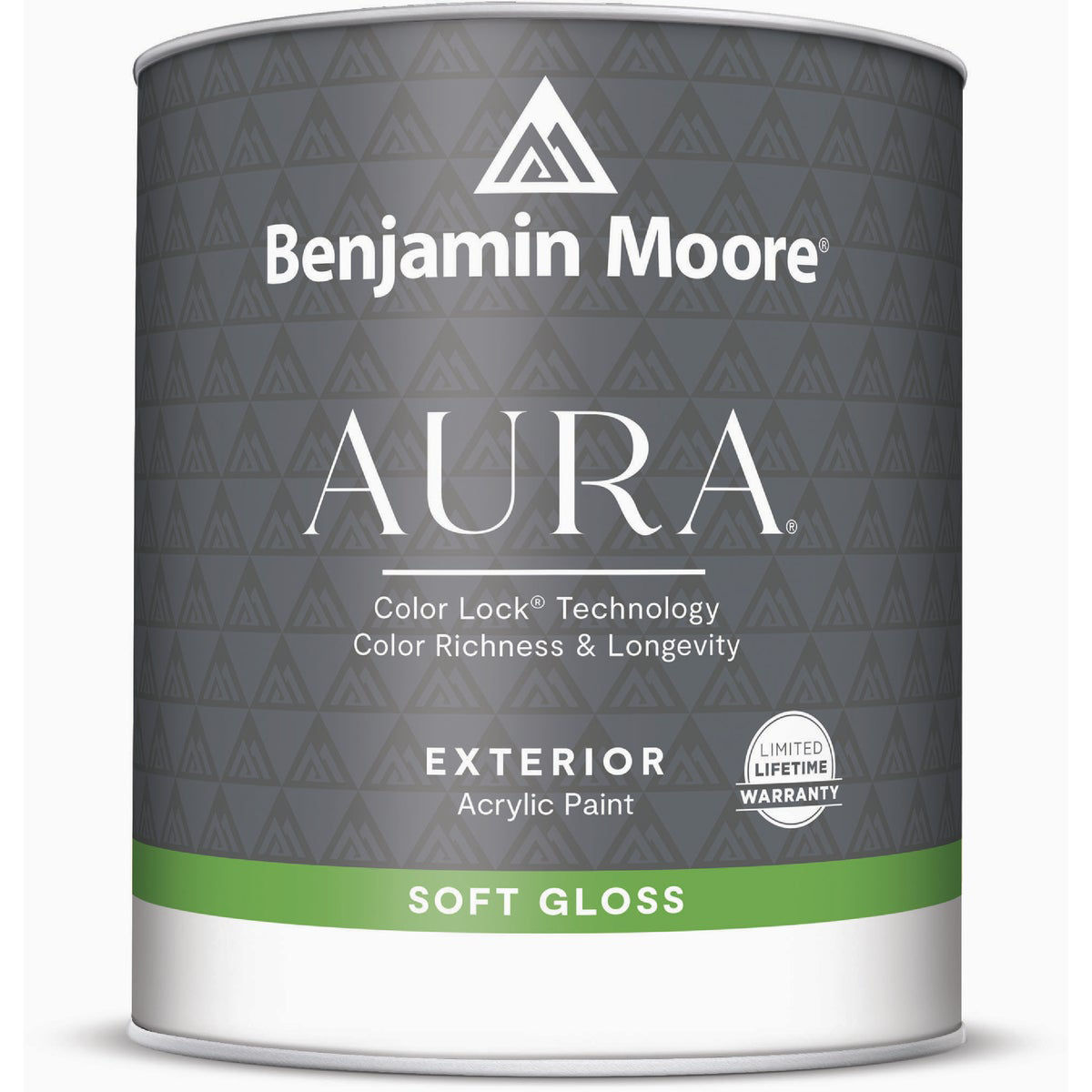 Benjamin Moore Aura Waterborne Acrylic Soft Gloss Exterior House Paint, Base 1, 1 Qt. Do it Best