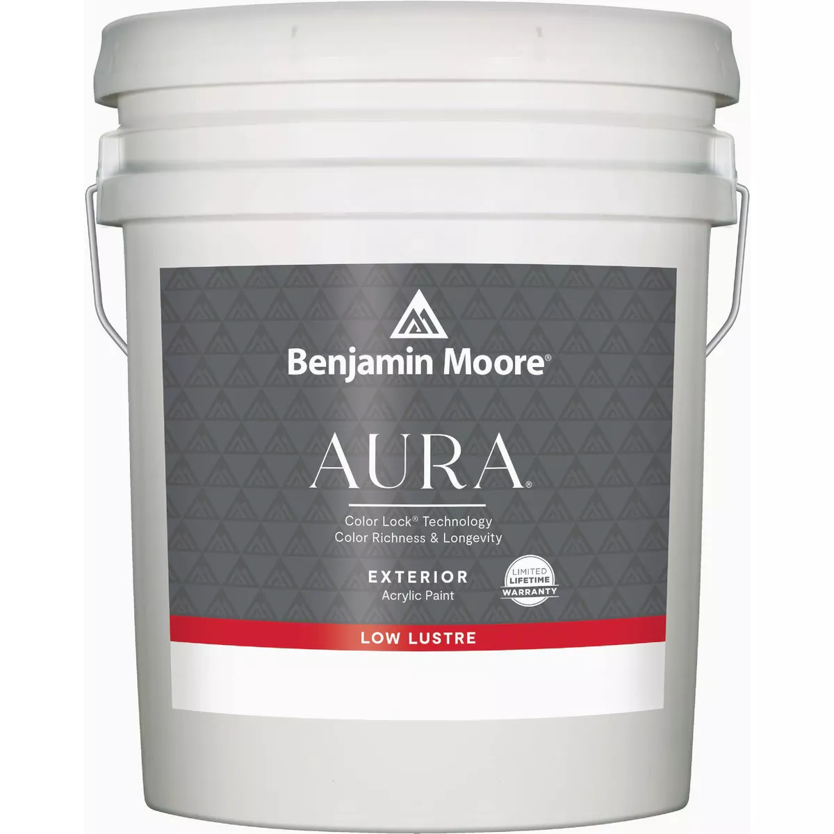 Benjamin Moore Aura Waterborne Acrylic Low Lustre Exterior House Paint, Base 4, 5 Gal.