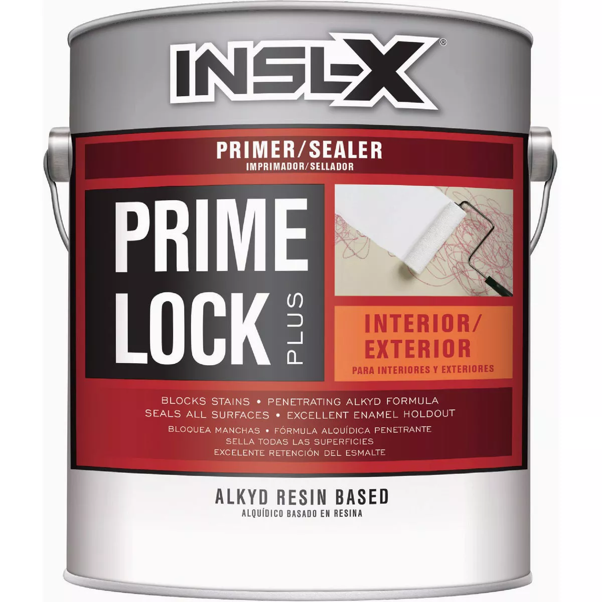 Insl-X Prime Lock Plus Alkyd Resin Primer Sealer, White, 1 Gal.