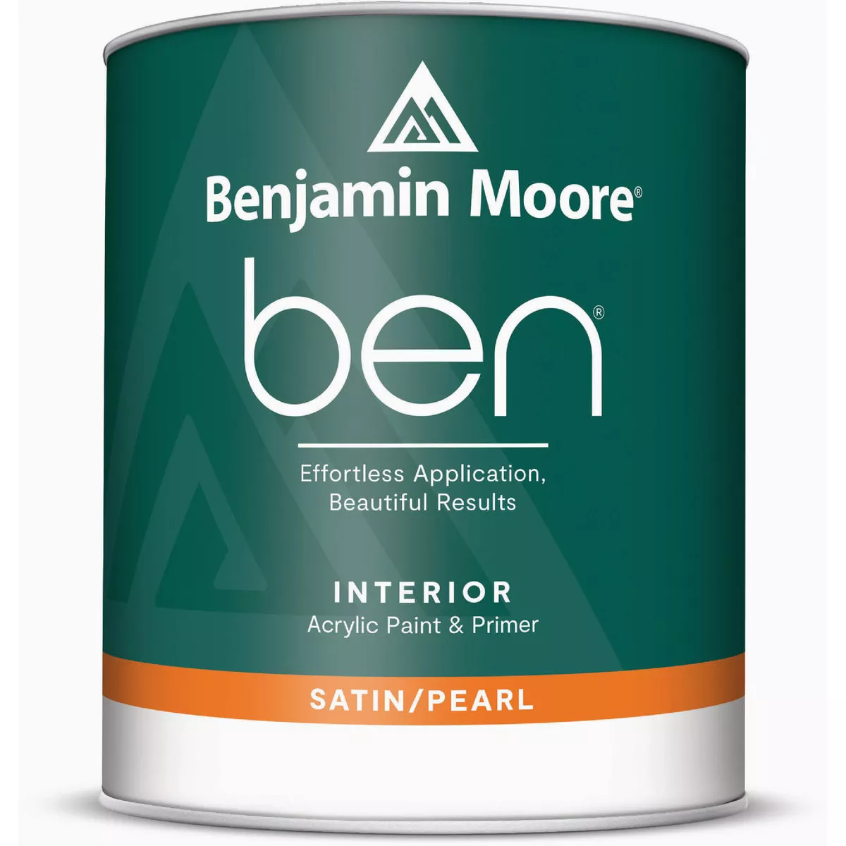 Benjamin Moore ben Acrylic Satin/Pearl Premium Interior Paint & Primer, Base 4, 1 Qt.