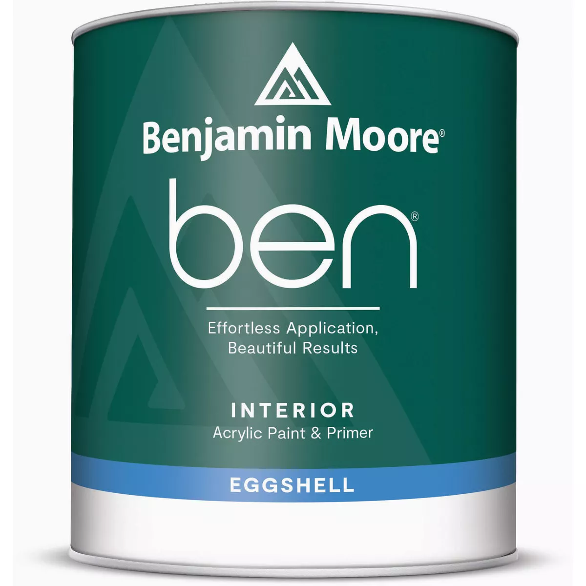 Benjamin Moore ben Acrylic Eggshell Premium Interior Paint & Primer, Base 2, 1 Qt.