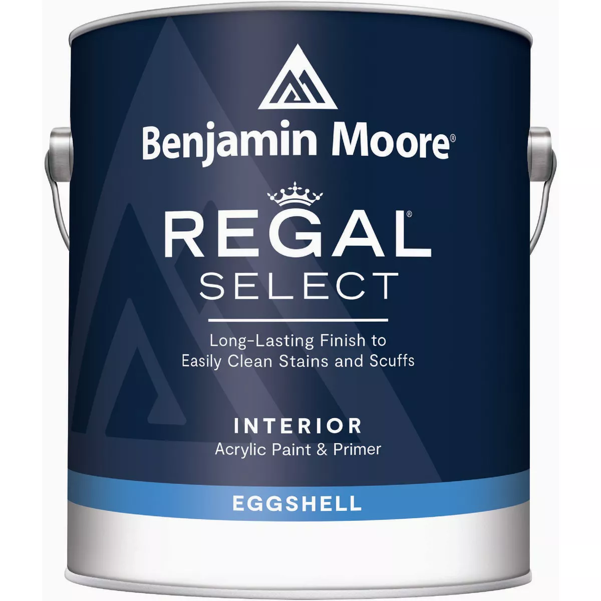 Benjamin Moore Regal Select Acrylic Eggshell Premium Interior Paint & Primer, White, 1 Gal.