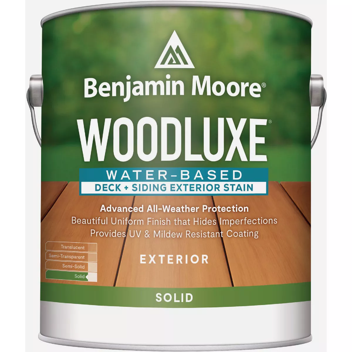 Benjamin Moore Woodluxe 1 Gal. Base 2 Solid Stain-