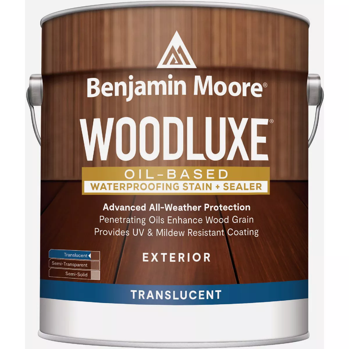 Benjamin Moore Woodluxe Mahonany Stain + Sealer