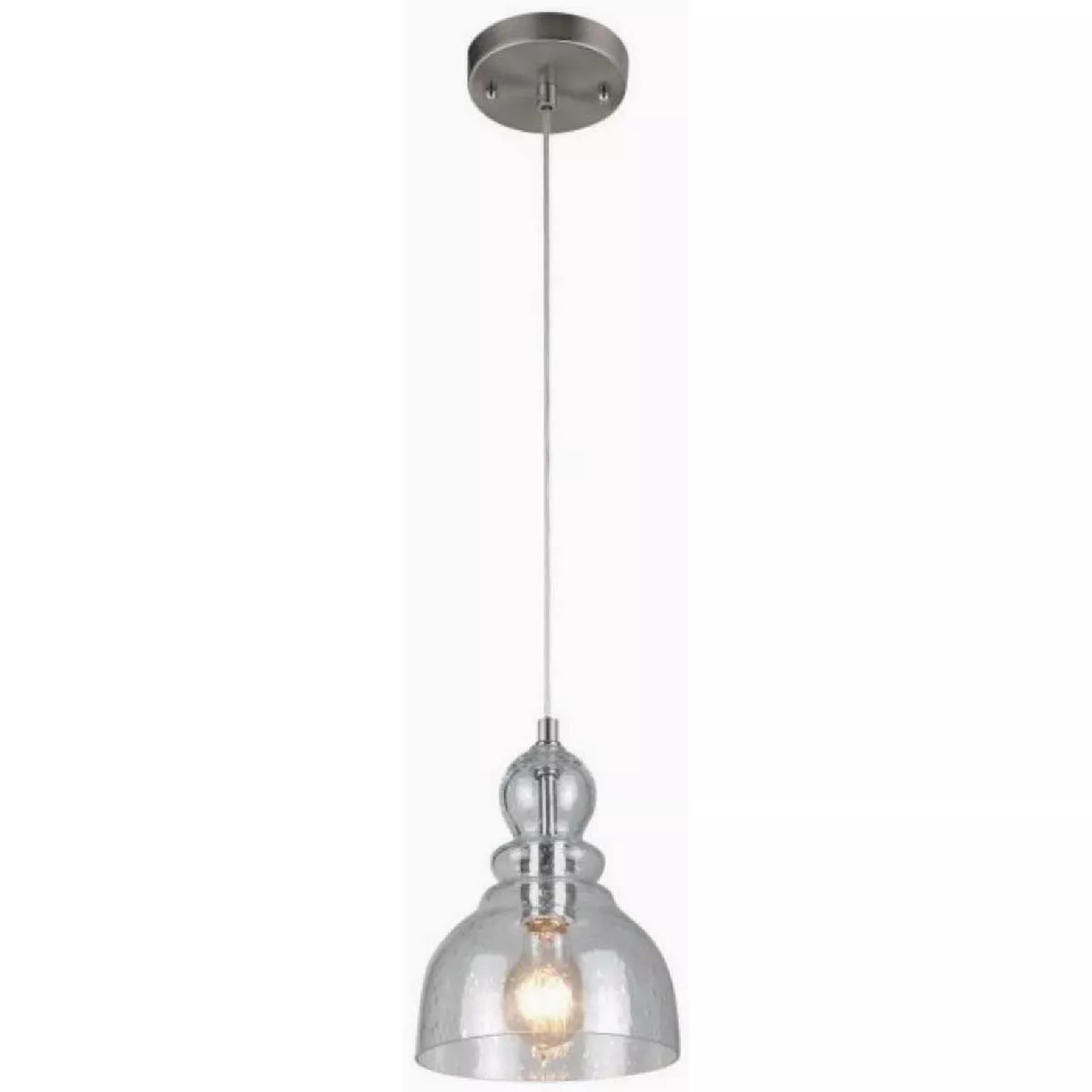Westinghouse Fiona 1-Light Brushed Nickel Pendant Ceiling Light Fixture