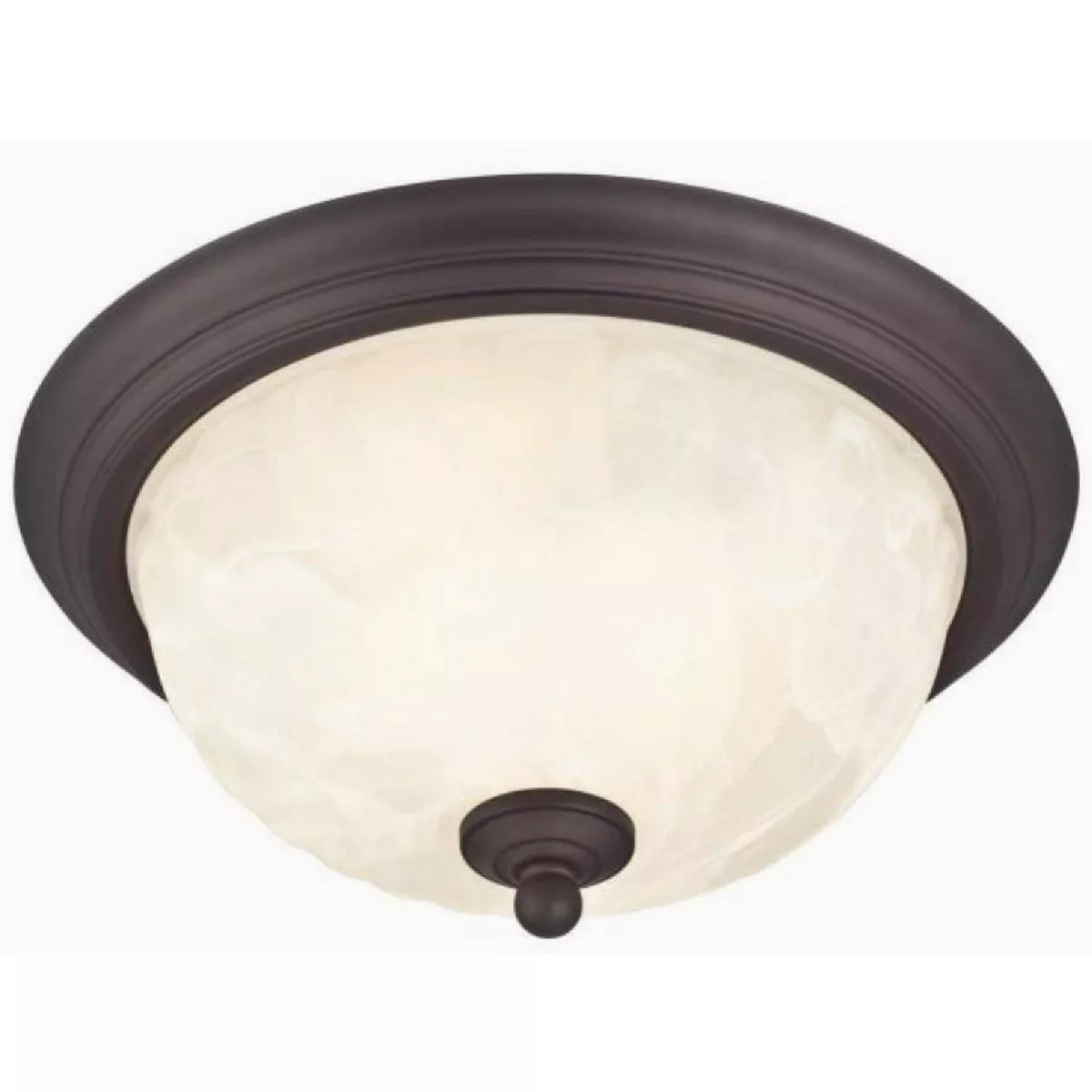 Westinghouse 2-Light Oil Rubbed Bronze Outdoor Flush Mount Light Fixture