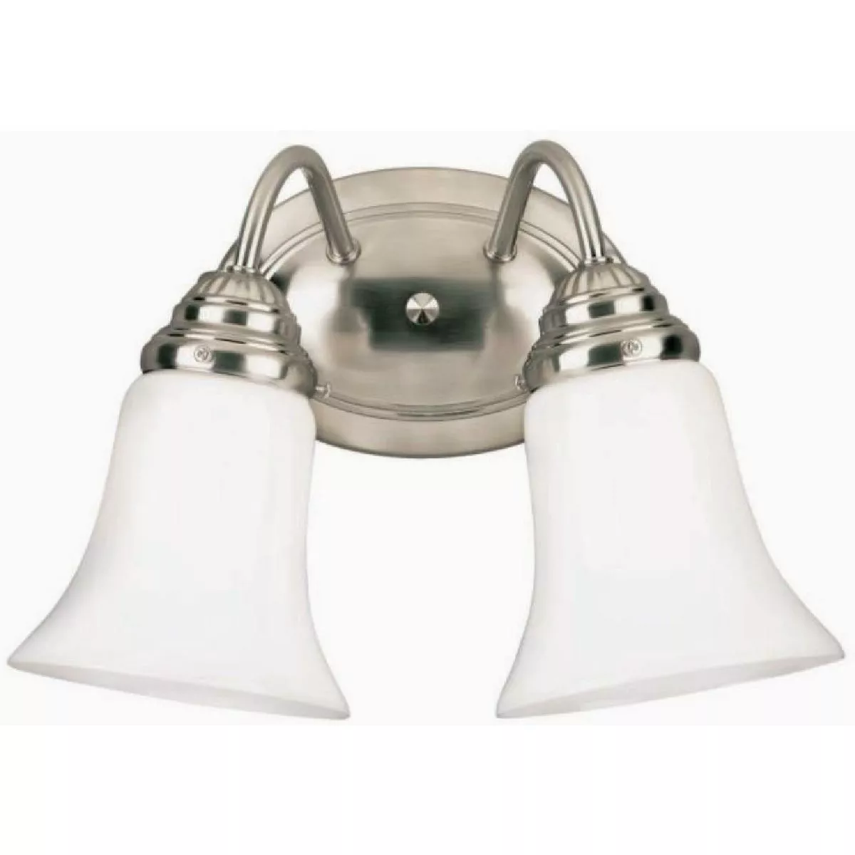Westinghouse 2-Light Brushed Nickel Traditional Wall Light Fixture