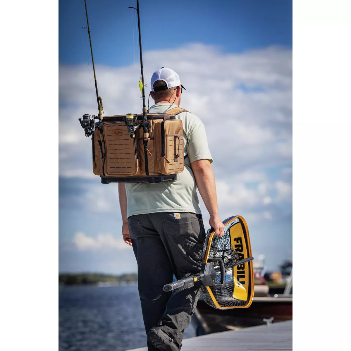Plano 19.5 In. x 12 In. x 14.75 In. Brown & Tan Guide Series XL 3700 Tackle Bag - photo 2