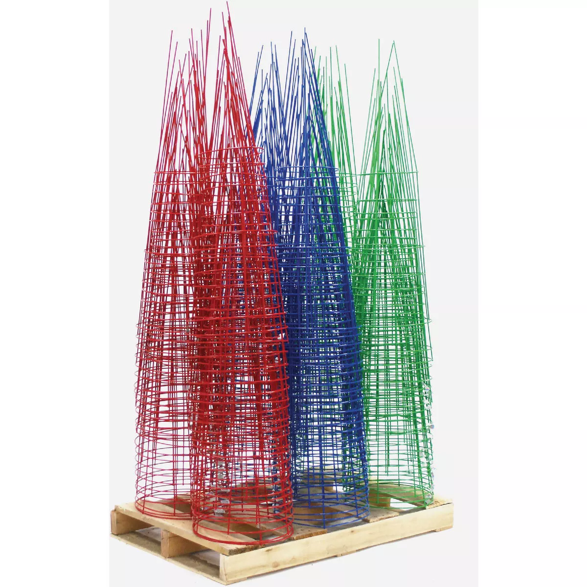Glamos 42 In. Heavy Duty Tomato Cage Color Combo Pallet (300-Piece)