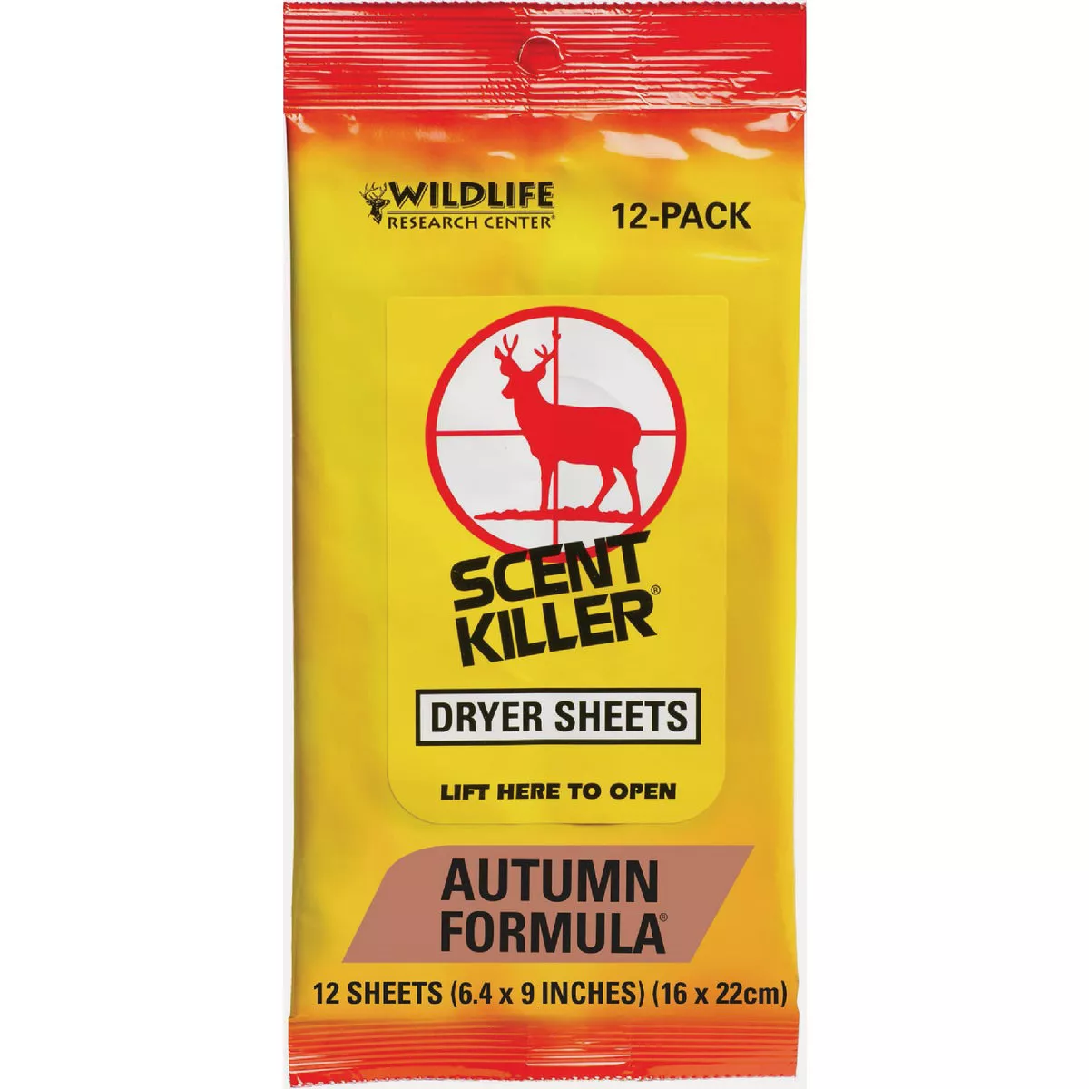 Scent Killer Autumn Formula Dryer Sheets (12-Pack)