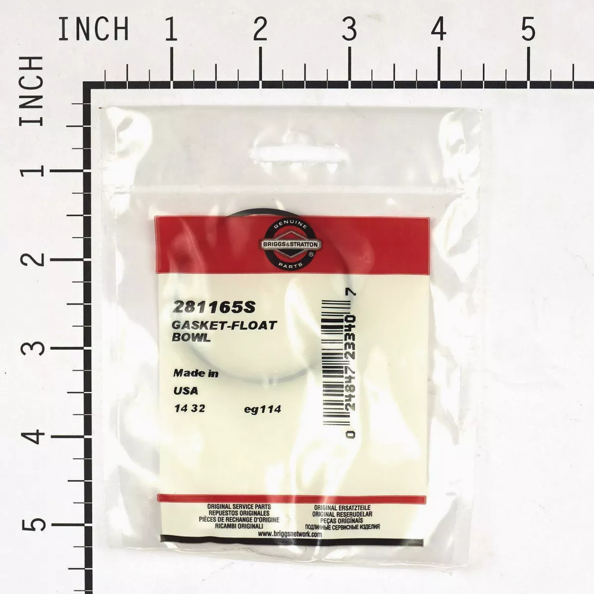 Briggs & Stratton Carburetor Float Bowl Gasket - photo 2