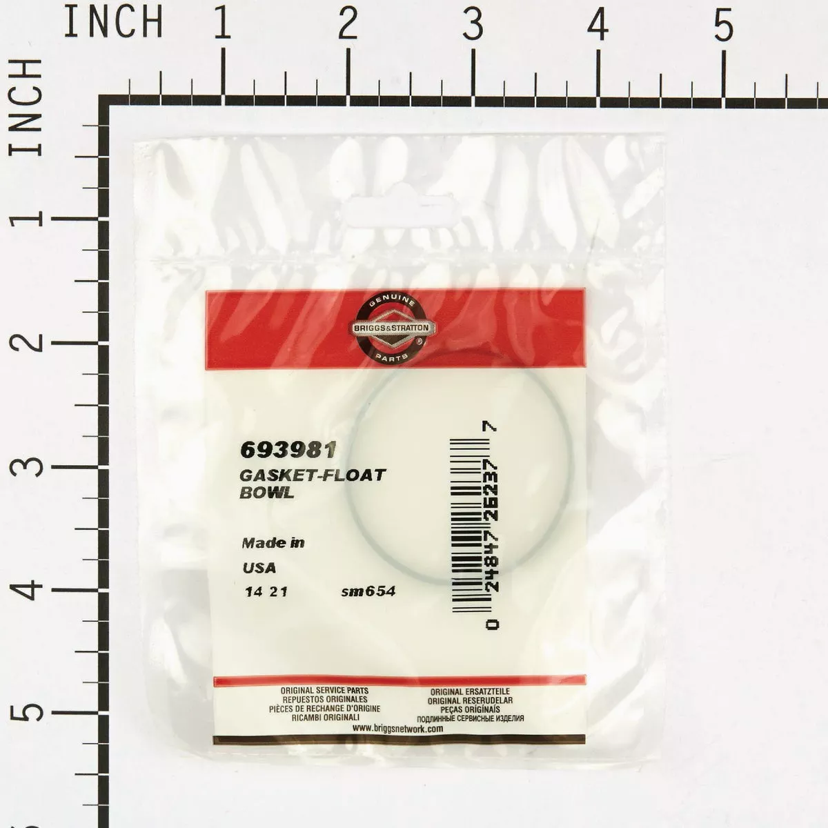 Briggs & Stratton Float Bowl Gasket- - photo 3