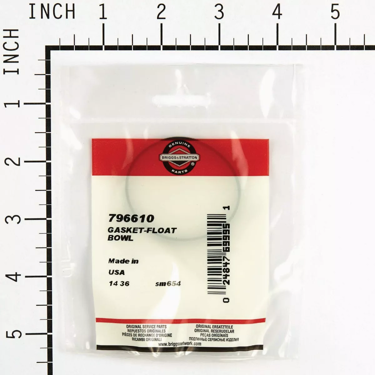 Briggs & Stratton Float Bowl Gasket - photo 2