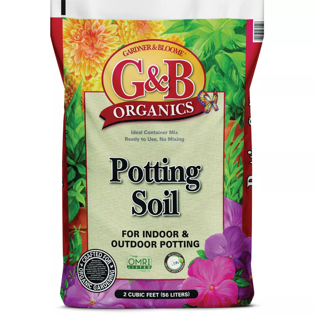 G&B Organics 2 Cu. Ft. Indoor/Outdoor Potting Soil
