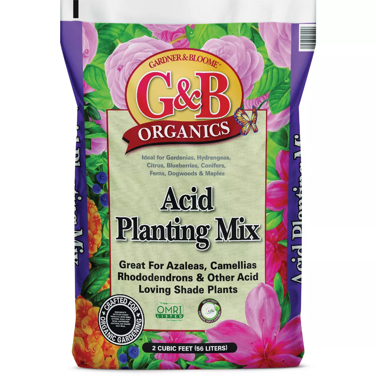 G&B Organics 2 Cu. Ft. Acid Planting Mix